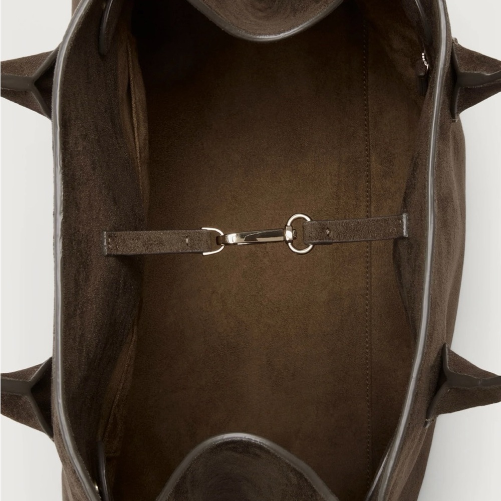 OAK + FORT Suede Tote Bag - Picture 4 of 9